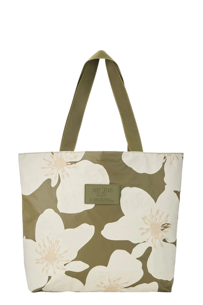 Olive/Sandstone|Aloha Day Tripper - Go to travel tote
