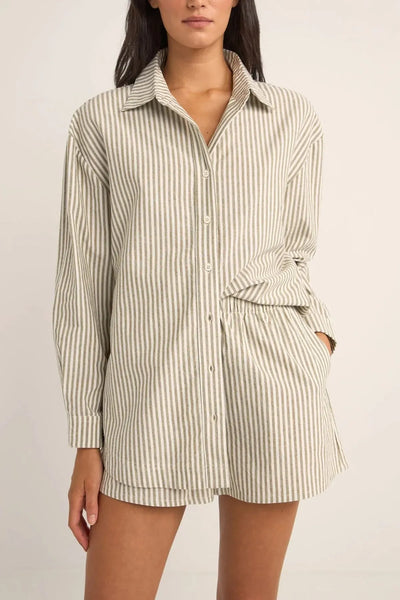 Rhythm Valley Stripe Short - Ivy