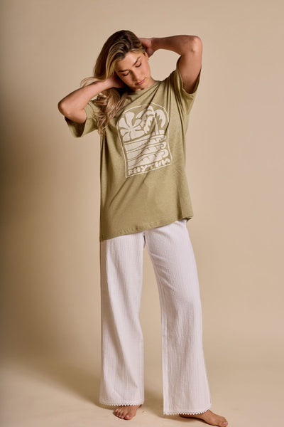 White|Rhythm Macy Scallop Pant