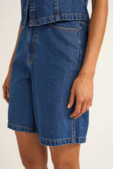 Rhythm Gia Denim Jorts - indigo