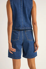 Rhythm Gia Denim Jorts - indigo