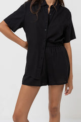 Rhythm Classic Lounge Shirt - Black