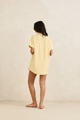 Rhythm Classic Shirt Dress - Butter