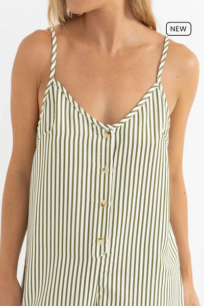 Aloe|Rhythm Cove Stripe Adjustable Romper
