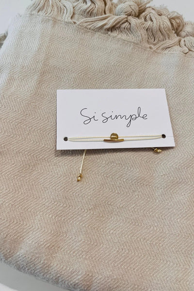 Butter yellow|Si Simple Bracelet Luna