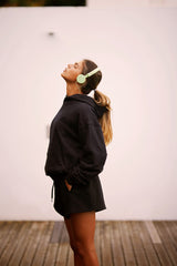 Paula Boxy Hoodie - Nero