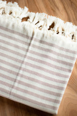 Oversized Turkish Towel - House of Jude - Willow Stripe