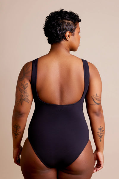 Black Eye|Elise is 5’2 (36C - 28-30) and wearing XL - Beach Bum One Piece Swimsuit