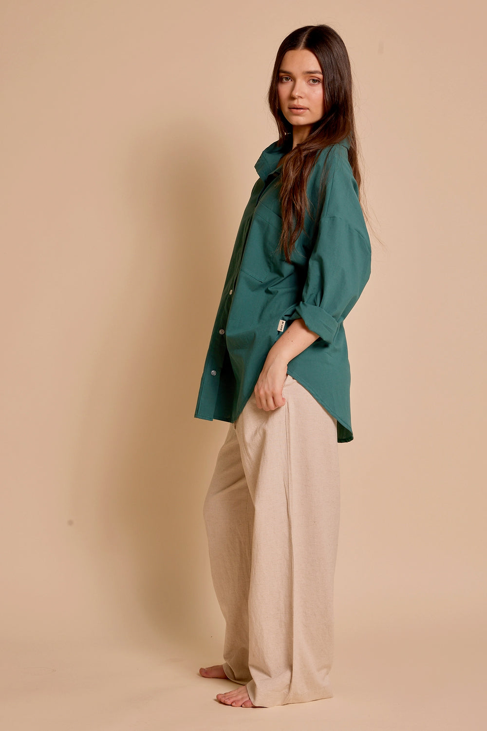 Flowy Shirt - Mineral Green