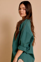Flowy Shirt - Mineral Green