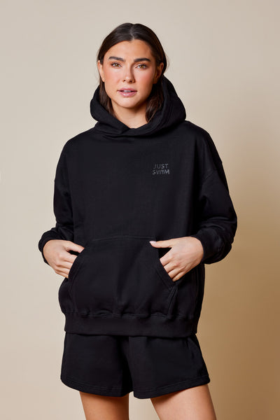 Paula Boxy Hoodie - Nero