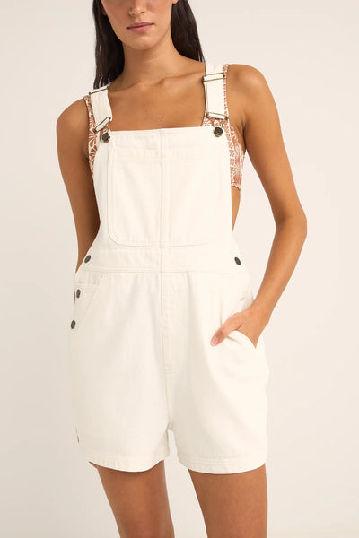 White|Rhythm Tides Short Overall