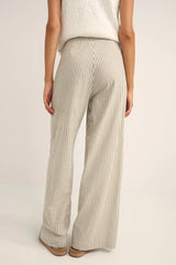 Rhythm Valley Stripe Wide Leg Pant - Ivy