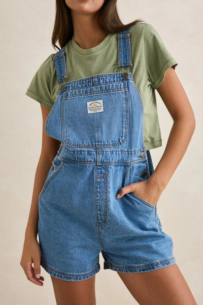 Worn Indigo|Rhythm Tide Short Overall