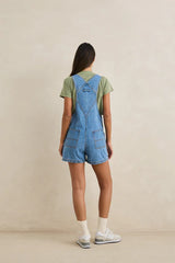 Rhythm Tide Short Overall - Worn Indigo
