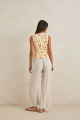 Rhythm Airlie Beach Pant - Ivory