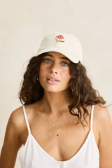 Rhythm Mila Floral Cap - Cream