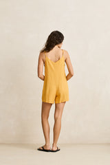 Rhythm Essential Adjustable Romper - Apricot