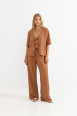 Rhythm Airlie Beach Pant - Almond