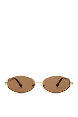 Aire Objective Sunglasses - Gold/Brown