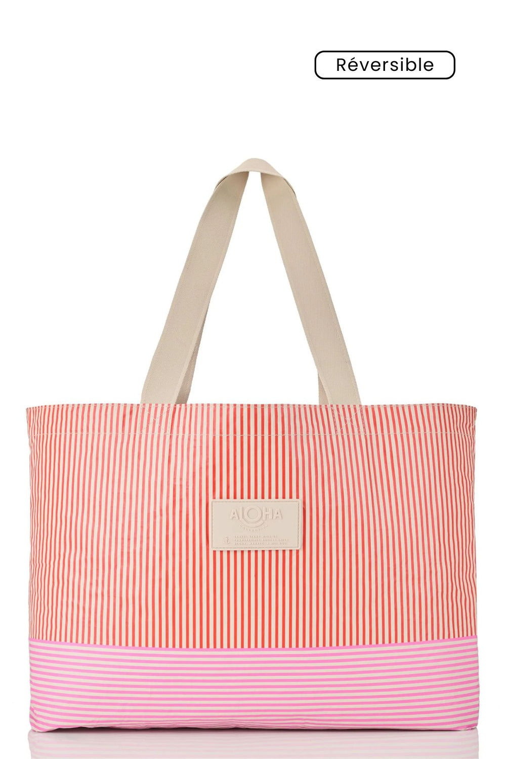 Holo Holo - The essential carryall tote reversible - Red Haute/Sandstone