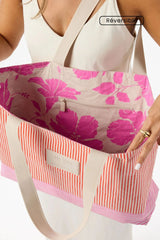 Holo Holo - The essential carryall tote reversible - Red Haute/Sandstone