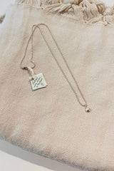 Si Simple Necklace Silver Shell - silver shell