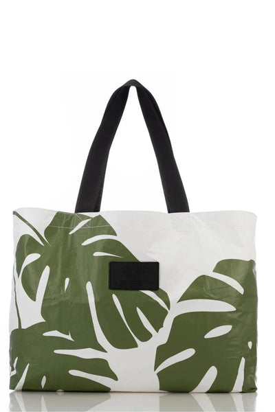 Holo Holo - The essential carryall tote reversible - Monstera