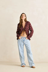 Rhythm Chemise À Pois - Cafe