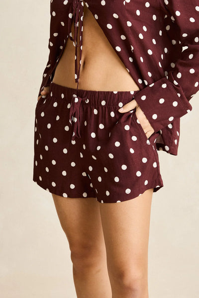 Cafe|Rhythm Polka Dot Beach Short
