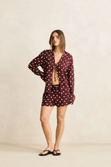 Rhythm Short De Plage À Pois - Cafe