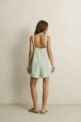 Rhythm Kirri Check Romper - Green