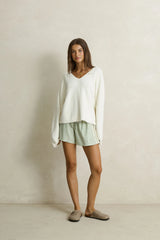 Short Rhythm Kirri Check - Green