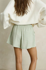Short Rhythm Kirri Check - Green