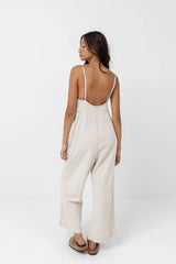 Rhythm Classic Jumpsuit - Oat