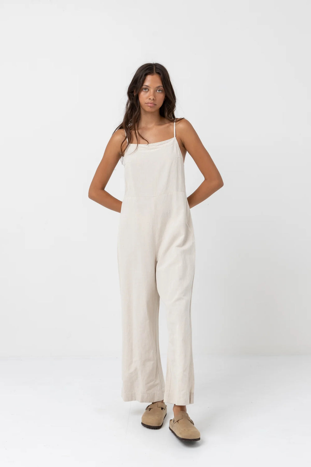 Rhythm Classic Jumpsuit - Oat