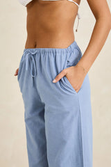 Rhythm Classic Drawstring Pant - Steel Blue
