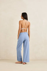 Rhythm Classic Drawstring Pant - Steel Blue