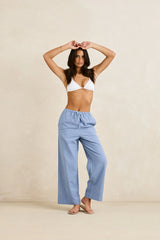 Rhythm Classic Drawstring Pant - Steel Blue
