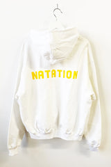 Hoodie Natation - White