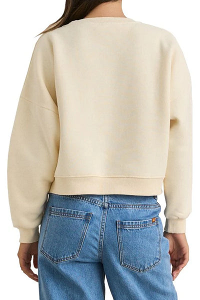 Rhythm Palm Slouchy Crew Neck