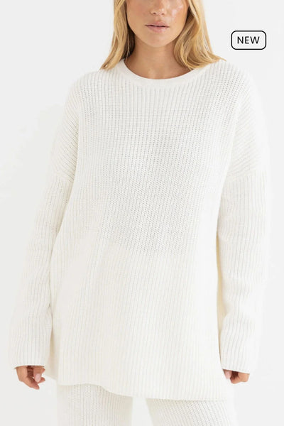 White|Rhythm Essential Knit Jumper