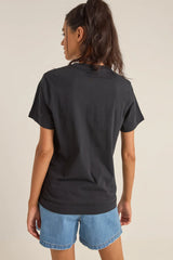 Rhythm Logo Boyfriend T-Shirt - Black