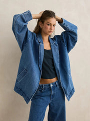 Rhythm Shoreline Denim Blazer - Indigo