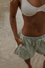 Short Rhythm Kirri Check - Green