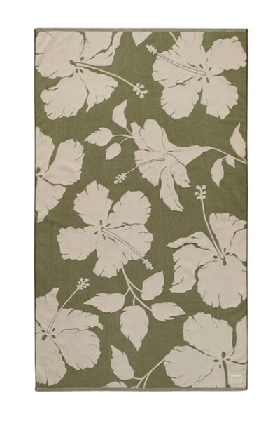 Olive|Aloha Salina Beach Towel