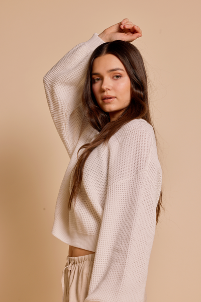 White|Rhythm Classic Knit Jumper