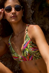 Haut de Bikini Nora - Birds of paradise