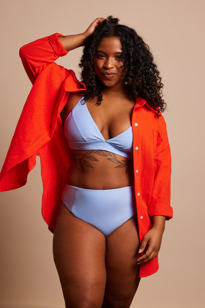 Tiger|Model is 5'2 and wearing One Size - Flowy Shirt|STL-2