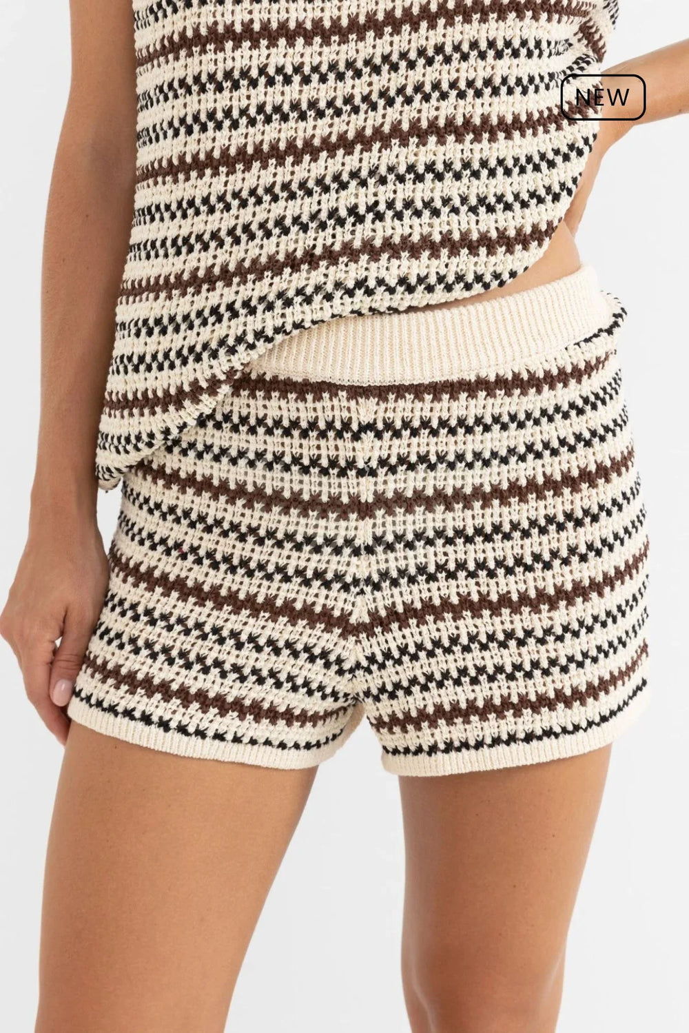 Rhythm Tami Knit Short - Chocolate